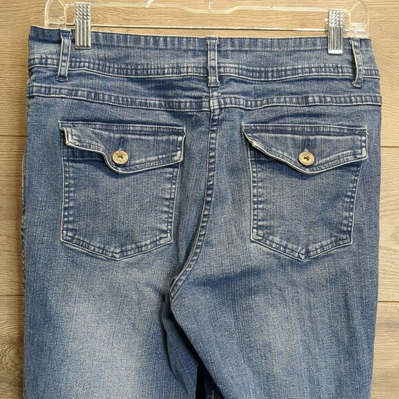 Christopher & Banks Straight Leg Stretch Jeans Women's Size 8 - Picture 5 of 8